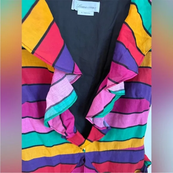 Lovers + Friends Multicolor Chevron Mini Dress - Picture 8 of 11